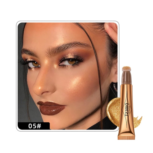 Bilqis Liquid Contour Beauty Wand Blush Highlighter Contouring Stick Set With Cushion Applicator Cream Face Rouge Bronzer Luminizer Pen Trio Smooth Blendable Moist Waterproof Makeup