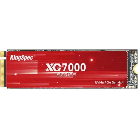 KingSpec XG 7000 1TB M.2 2280 PCIe Gen 4.0x4 NVME 1.4 Speed up to 7400MB/s Write Speed Up to 6600MB/s Internal Solid State Drive for PS5 PC Desktop Laptop Game-Player Non-Heatsink