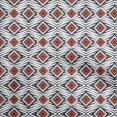 thumbnail image 1 of oneOone Cotton Poplin White Fabric Geometric Craft Projects Decor Fabric Printed by The Yard 42 Inch Wide, 1 of 4