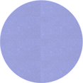 thumbnail image 1 of Ahgly Tapis Rond Lavable en Machine Intérieur Transitionnel Bleu Ardoise Clair, 3 Pieds Rond, 1 of 7