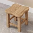 thumbnail image 4 of Wooden Stool for Adults, 12 Inch Heavy Duty Wooden Plant Stool, Solid Wood Small Stool Household Living Room Coffee Table Short Stool Small Wooden Stools, 4 of 6