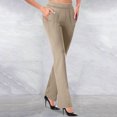 thumbnail image 1 of Simua Pantalon de Yoga pour Femmes à Jambe Évasée, Taille Haute, Coupe Ajustée, 1 of 6