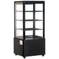 thumbnail image 1 of KFFKFF Vitrine Réfrigérée, Vitrine de Table pour Desserts 85 L/3 Pi3, Réfrigérateur Commercial à Triple Couche avec DEL, Refroidissement Rapide, Décongélation Automatique, Verrouillage Sécurisé pour Pâtisserie, 1 of 9
