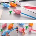 thumbnail image 3 of Decodeary Cartoon Carrot Pencil Sharpener Hand Rotating Portable Mini Office Work Stationery Supplies Gifts Kids Color Random 1 1Set, 3 of 6