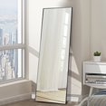 thumbnail image 2 of NeuType Full Length Floor Mirror Rectangular Black 55"x16", 2 of 8