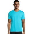 thumbnail image 1 of Hanes Mens Elevated Tee, L, Flying Turquoise Triblend, 1 of 1