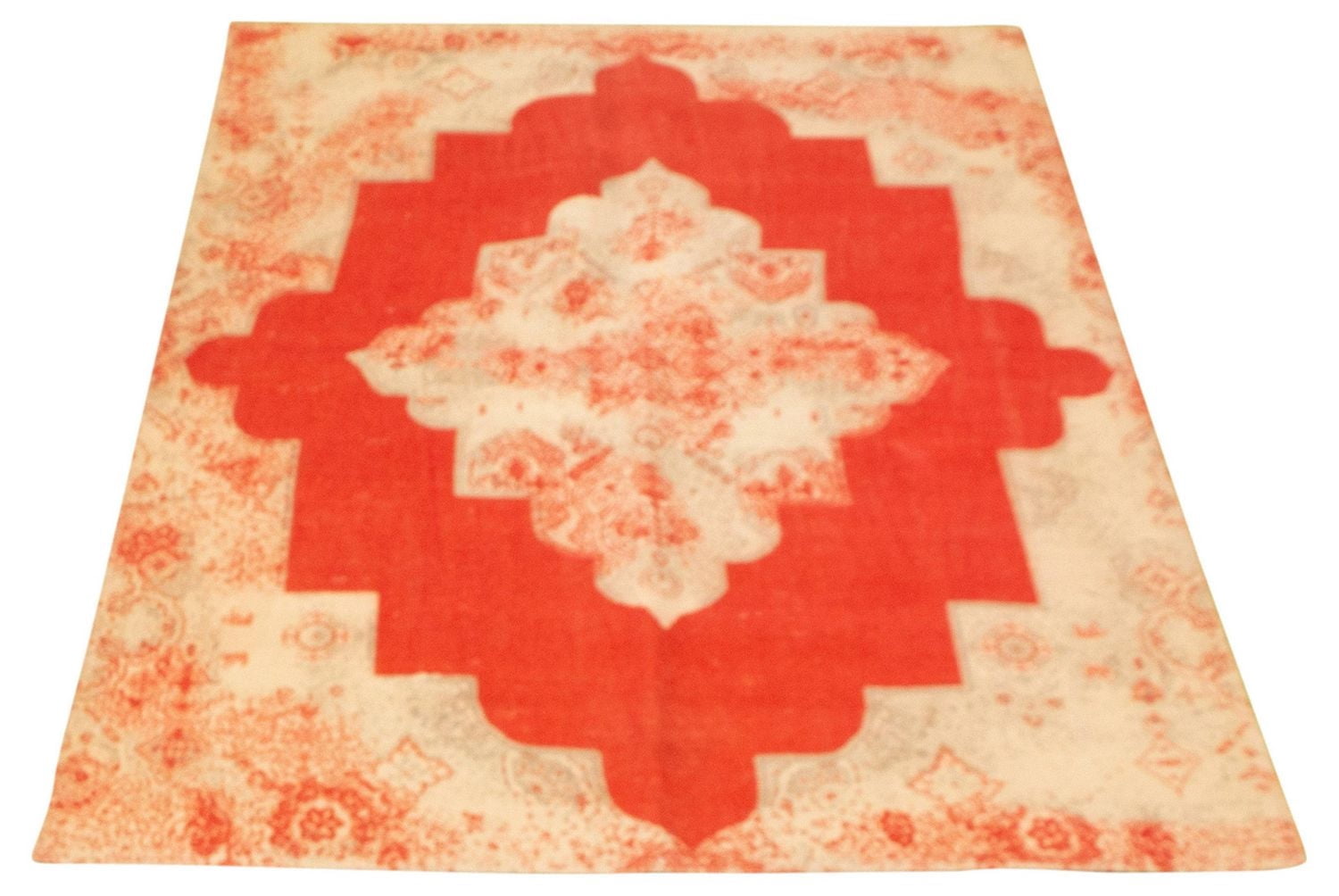ECARPETGALLERY Tapis Fait à la Main pour Salon, Salle à Manger et Chambre à Coucher Traditionnel Collection Surteint coloré 4'11" x 7'8" en Rouge