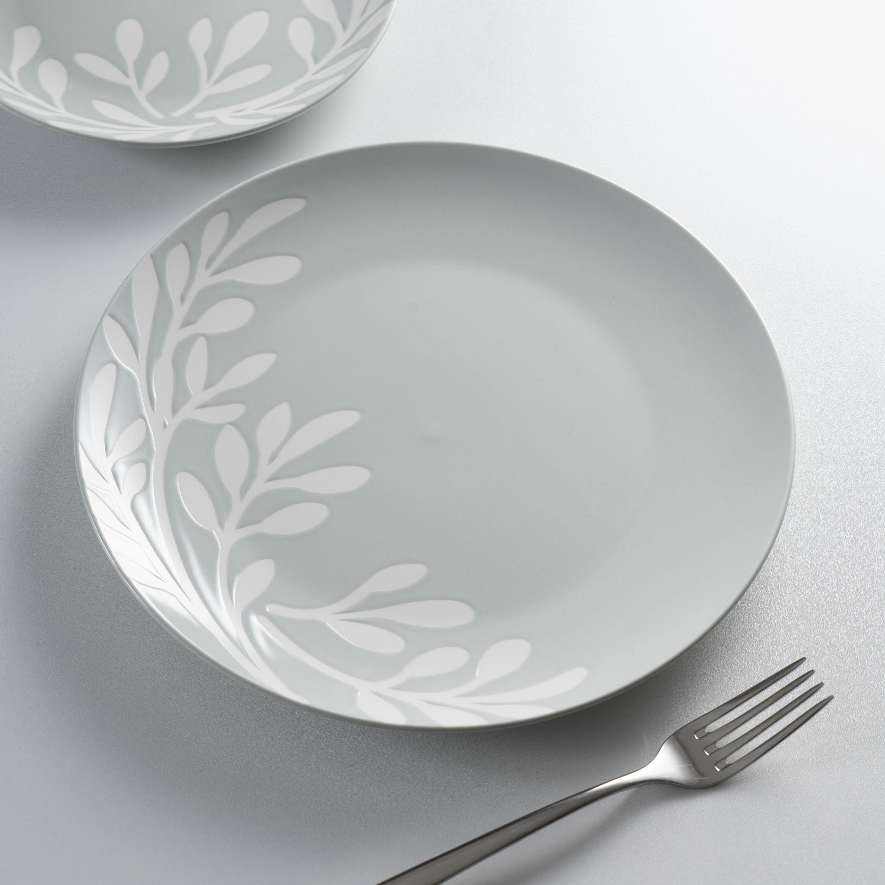 Assiette de dîner Mainstays Emelie Green de 10,5 pouces