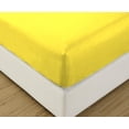 thumbnail image 1 of 1200 Thread Count 100% Egyptian Cotton 3-Piece Fitted Sheet ( 1 Fitted Sheet + 2 Pillow Covers) 18 Inches Deep Pocket Size Solid Pattern, 1 of 5