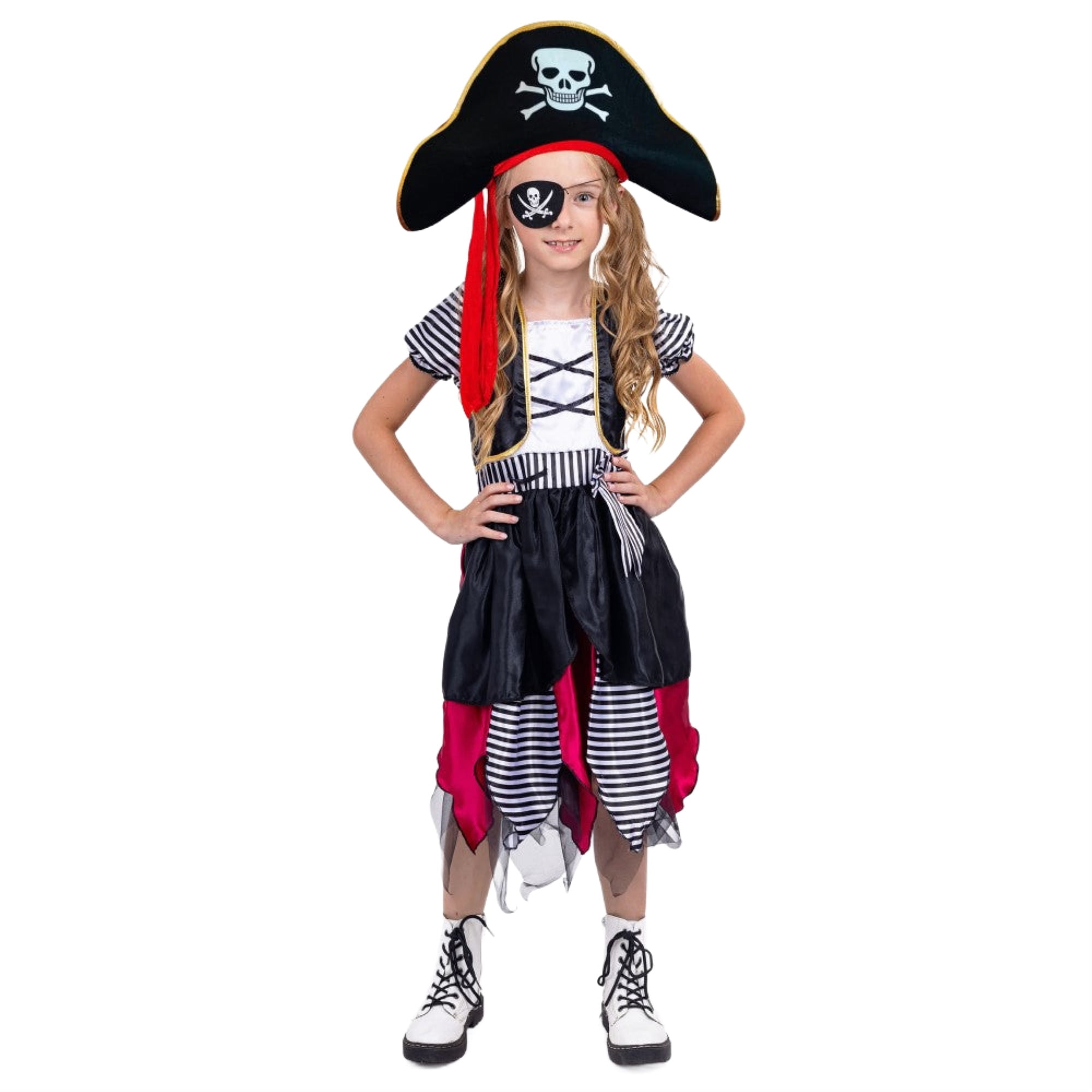 Dress Up America Pirate Girl - M (8-10)