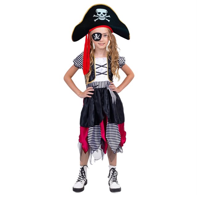 Dress Up America Pirate Girl - M (8-10)