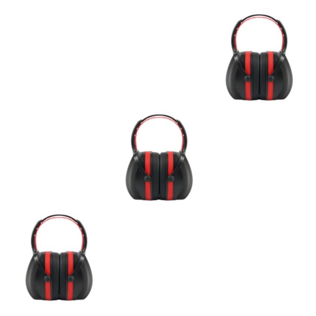 Youkk Cache-Oreilles Antibruit pour Dormir Confortable et Efficace Épaisseur Rouge 4mm 3Ensemble