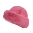thumbnail image 4 of Esquirla Cossack Hat Russian Hat Beanie Winter Faux Hat for Snow Snowboard Riding Pink, 4 of 8