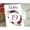 thumbnail image 1 of Darling Souvenir Cartes Décoratives de Table à Imprimé Floral Double Face pour Réception de Mariage - 5 Pouces" x 7 Pouces" (1 à 50), 1 of 6