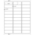 thumbnail image 2 of 30-Up Labels 3000 Stickers 100 Sheets 2.625 X 1 Fba Address Labels White Mailing Labels For Laser And Injet Printers, 2 of 4