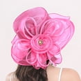 thumbnail image 2 of Women's Floral Mesh Hat Sunshade Beach Hat Sun Block Hat, 2 of 4
