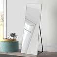 thumbnail image 2 of NeuType Silver Floor Mirror with Stand Large Full Length Mirror Modern Wall Mounted Mirror 59" x 20", 2 of 6