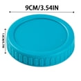 thumbnail image 2 of Wide Mouth Jar Lids for Canning Storage—Leak Proof Scratch 86mm Durable Cap System for Preserving Freshness and Organization, 2 of 3