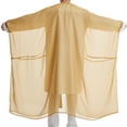 thumbnail image 4 of RXIRUCGD Men's Muslim Robe Arab Middle Robe Long Style Sleeve Long Shirt Fashion Casual Robe, Yellow, Size : m, 4 of 9