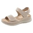 thumbnail image 2 of IUJSOY Walking Sandals for Women Lightweight Mesh Open Toe Comfort Footbed Platform Beach Shoes, 2 of 8