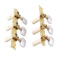 thumbnail image 2 of 2Pcs Guitare Classique à Cordes Têtes de Machine Tuning Pegs Clés Tuners Mis Bouton Blanc, 2 of 14
