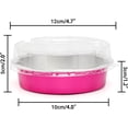 thumbnail image 2 of Mini Ramekins with Lids oz Disposable Aluminum Foil Cake Baking Tins Pans Creme Brulee Tart Pie Tins Silver Small Individual Round Containers Oven for Baking, 2 of 6