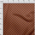 thumbnail image 2 of oneOone Tissu en Viscose Chiffon Imprimé Ikat Tourbillon & Carreaux Tissu au Mètre 42 Pouces de Large, 2 of 4
