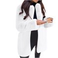 thumbnail image 2 of LSLJS Women Long Sleeve Lapel Plush Coat Fashion Solid Color Warm Coat, 2 of 6