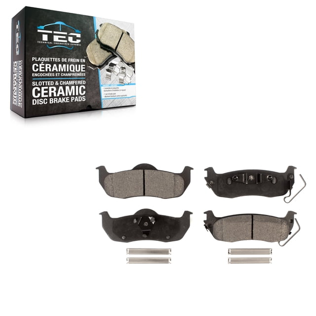 TEC Rear Ceramic Disc Brake Pads TEC-1041 for Car Nissan Jeep Grand Cherokee TITAN Armada Commander Pathfinder INFINITI QX56