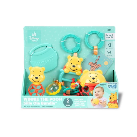 Bright Starts Oball Disney Baby Winnie The Pooh Silly Ole Bundle Gift Set, age group: 0M+ - 17454