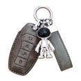 thumbnail image 4 of Car Key Fob Cover Protector Wear Resistant Waterproof Soft Automotive Key Holder Gray, 4 of 9