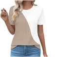 thumbnail image 1 of Birdeem Womens Round Neck Fashionable Casual Short Sleeved Spring/Summer Top, 1 of 12