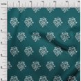 thumbnail image 2 of oneOone Cotton Poplin Fabric Flower Artistic Print Sewing Fabric BTY 56 Inch Wide, 2 of 4