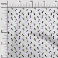 thumbnail image 2 of oneOone Viscose Jersey Purple Fabric Asian Floral Block Fabric For Sewing Printed Craft Fabric By The Yard 60 Inch Wide, 2 of 4