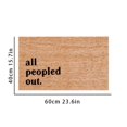 thumbnail image 3 of Easy to Clean Entry Mat Door Mat Front Door Mats Funny Summer Rugs for Front Door Front Door Entrance Mat Door Mats for Entrance, Patio, High Traffic Areas, 16x24 Inch all peopled out, 3 of 8