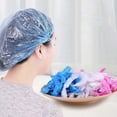 thumbnail image 3 of Bonnets de Douche Jetables en Vrac, Grand Élastique, Design Transparent pour Femmes, Voyage, Usage Domestique, 3 of 5