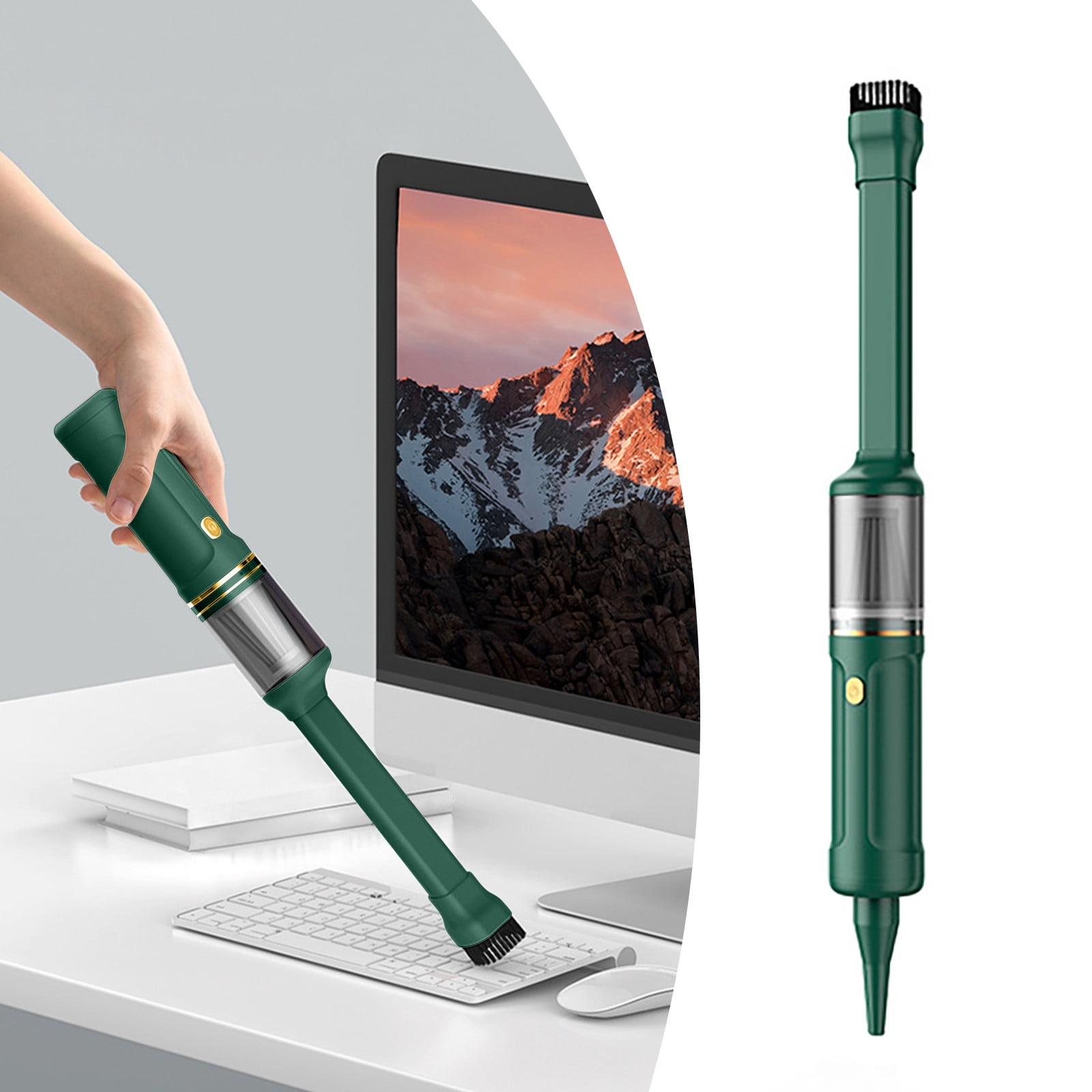 Danhjin Cordless Vacuum Cleaner Car Vacuum With Powerful Suction, Blowing and Vacuuming 2 in 1 Vacuum Cleaner, Keyboard Cleaner, USB Rechargeable