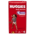 thumbnail image 3 of Huggies Little Movers Baby Diapers, Econo pack, Size 6 (35+ lbs), 108 Count, 3 of 8