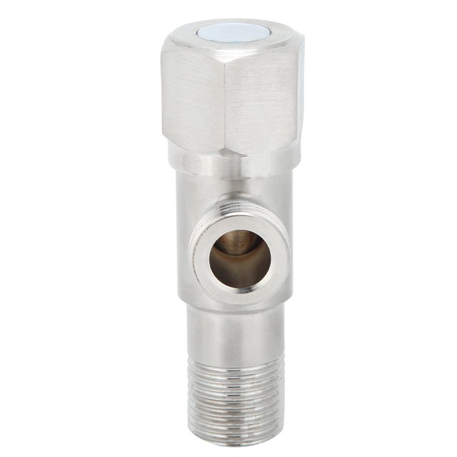Angle Valve, Stainless Steel Sturdy Durable Faucet Angle Valve, For Toilet Bathroom Hotel Kitchen