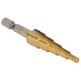 thumbnail image 4 of Multiple Hole Step Drill, X-shaped Opening Design Step Drill Bit  for Aluminum Plate for Plastic Plate for Copper Plate, 4 of 8