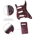 thumbnail image 2 of Tortoise Red Guitar Pick Guard Back Plate with 20pcs Screws for Style Electric Guitar, 2 of 7