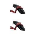 thumbnail image 1 of Decodeary Carbon Fiber Motorcycle Rear Wheel Fender Mudflap for Niu Technologies Sleek and Reliable 2nd gens red 2Set, 1 of 1