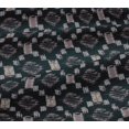 thumbnail image 5 of oneOone Viscose Jersey Fabric Geometric Kasuri Decor Fabric Printed BTY 60 Inch Wide, 5 of 5