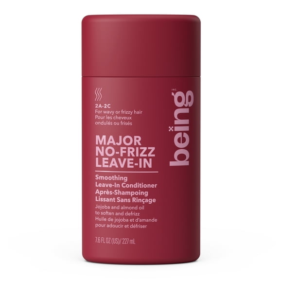 being MAJOR NO-FRIZZ Smoothing Leave-In Conditioner with Jojoba and Almond Oil 227mL