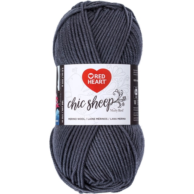 Red Heart® Chic Sheep™ #4 Worsted (Medium) 0 Yarn 3.5oz/100g 186 Yards
