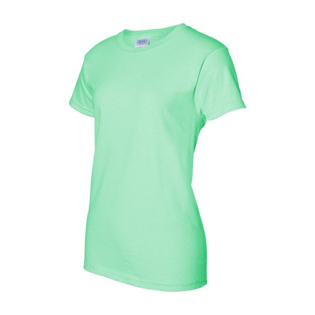 Gildan - T-Shirt pour Femmes en Coton Ultra - 2000L - Vert Menthe - Taille : TP