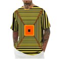 thumbnail image 5 of Shorts pour Hommes Mode Décontractée Imprimé Sports Manches Courtes Col Rond Blouses Chemises Chemises pour Hommes, 5 of 5