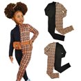 thumbnail image 2 of Qudderr 1-7 Ans Filles Garçons Justaucorps Imprimé pour Tout-Petit Bébé Grenouillères à Manches Longues Printemps Automne Combinaison pour Enfants Col Ras du Cou Barboteuse Mode pour Unisexe, 2 of 9