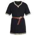 thumbnail image 1 of Men Medieval Costume Renaissance Templar Knight Vintage Tunic Tops, 1 of 6