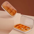 thumbnail image 3 of Weekly Pill Organizer with Pill Cutter | 7 Compartment Travel Pill Case | Portable Medicine Storage Box for Daily Medication and Small Items | Round Pill Container for Home, Office, and Travel, 3 of 3